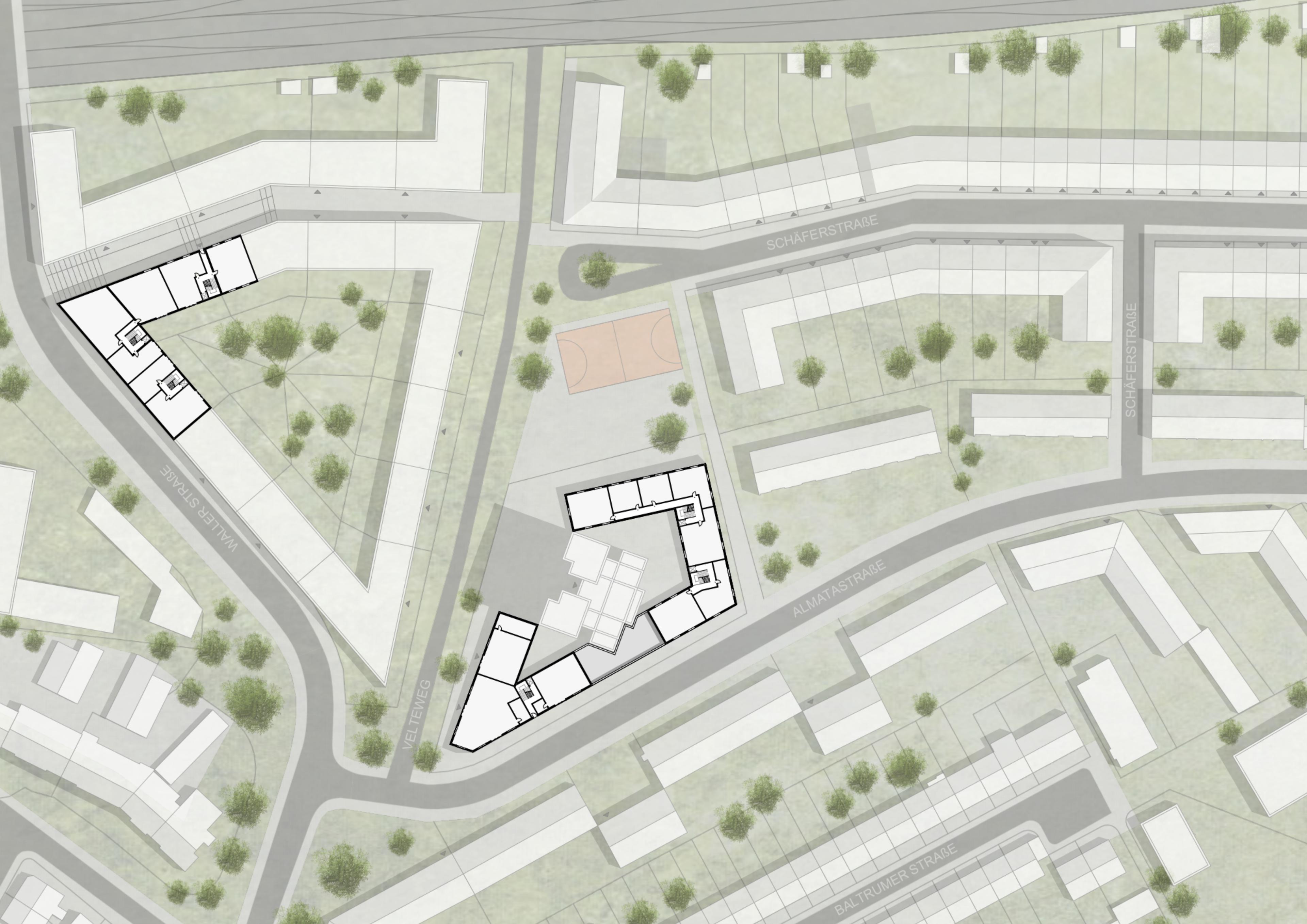 Thumbnail für das Projekt Stadtplatz am Almatahochhaus