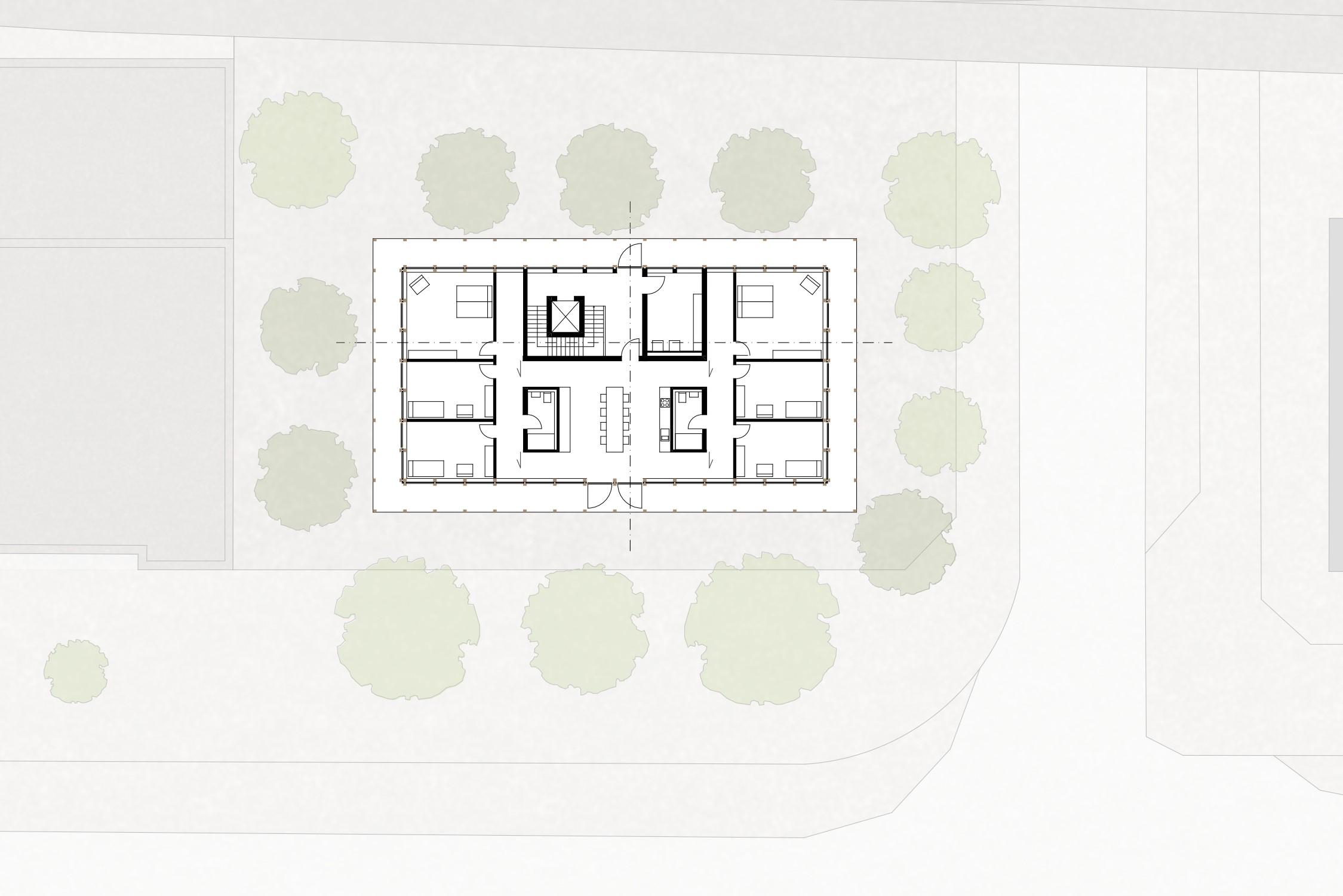 Grundriss 3. Obergeschoss | Wohnräume