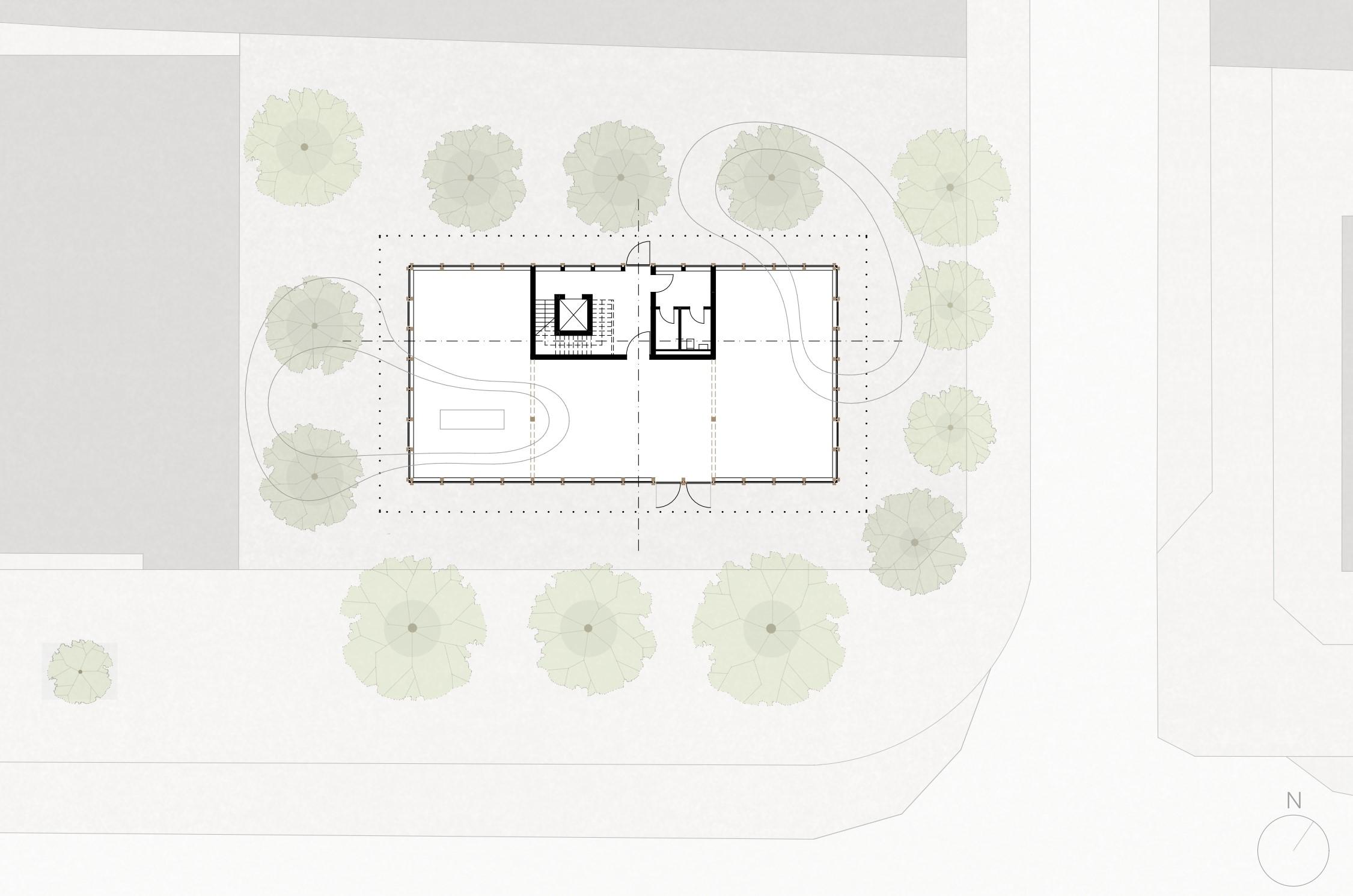 Grundriss Erdgeschoss | Ausstellungsfläche