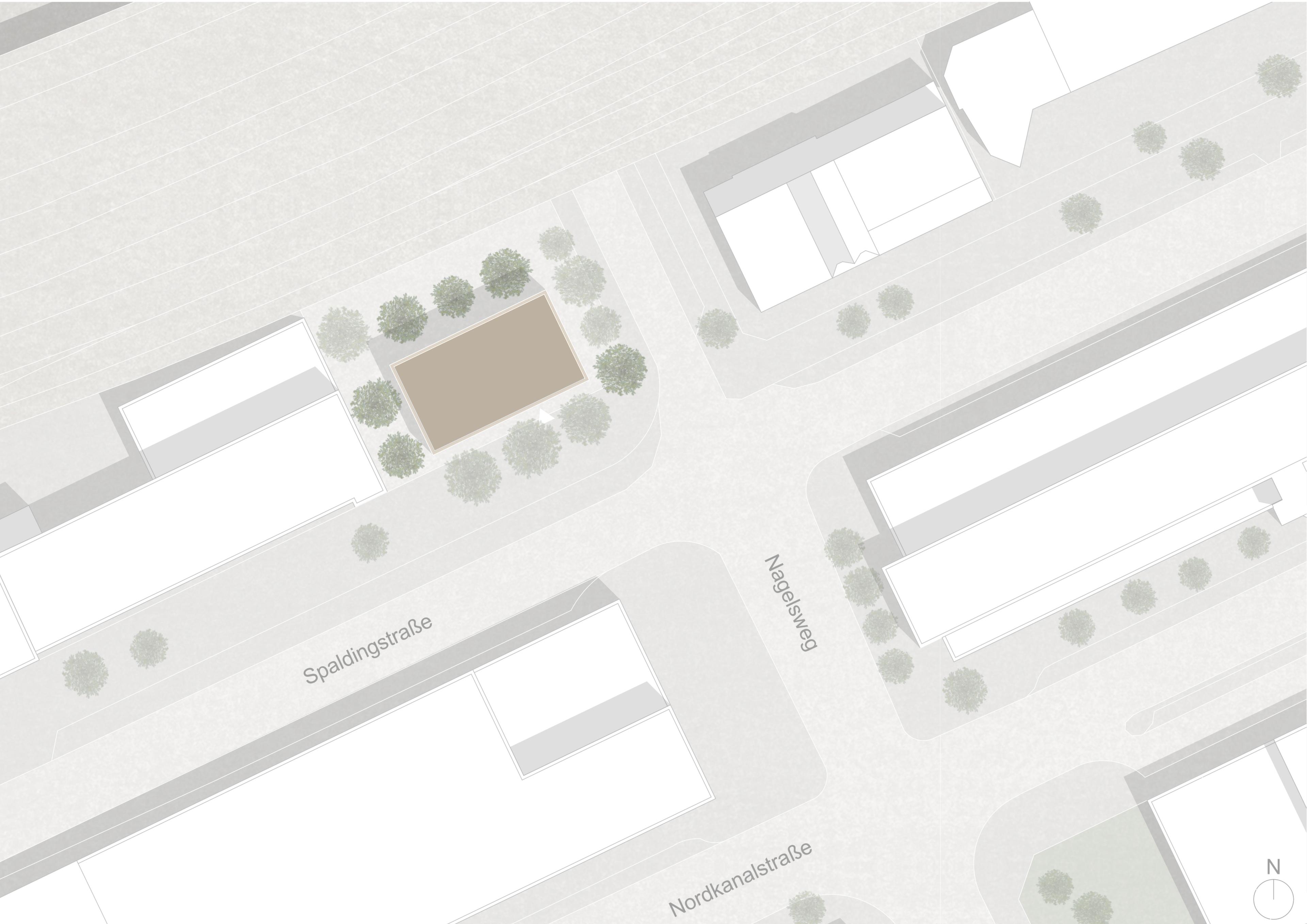 Lageplan Hamburg Spaldingstraße