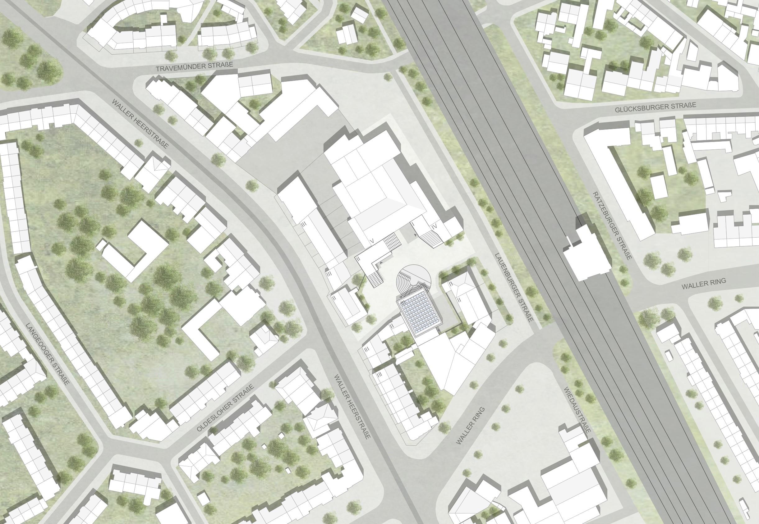 Lageplan Bremen Walle Bahnhof