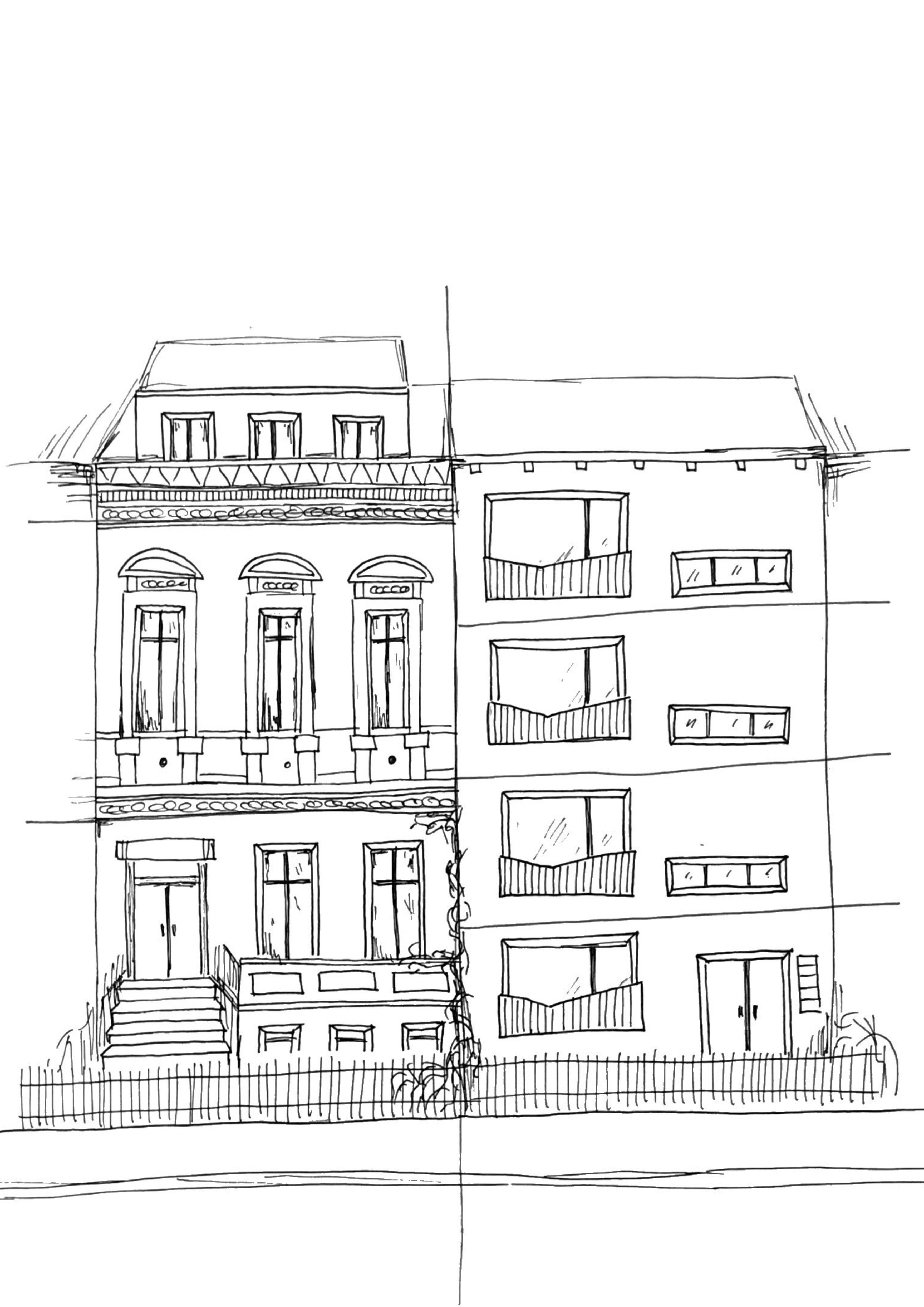 Skizze Bestandshäuser